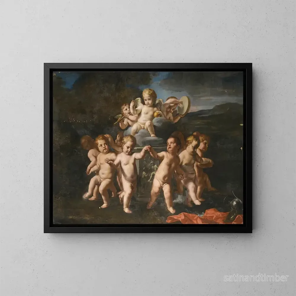 Reproduktion av målningen Le Triomphe de l'Amour - Carlo Cignani