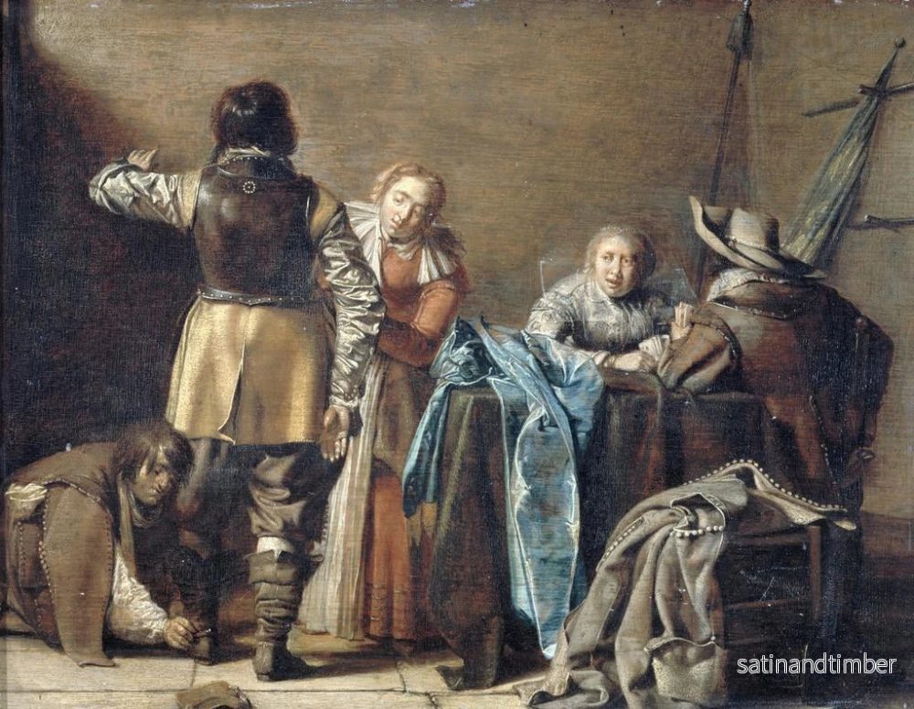 Reproduktion av målningen av inomhusmiljön i vakthuset - Pieter Codde - Bild 2