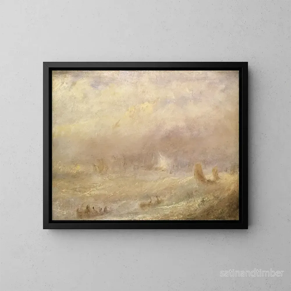 Reproduktion av målningen En vy av Deal – Joseph Mallord William Turner Reproduktion av målningen En vy av Deal – Joseph Mallord William Turner