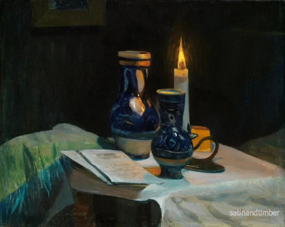 Reproduktion av målningen Skymning - Gustav Kampmann - Bild 2