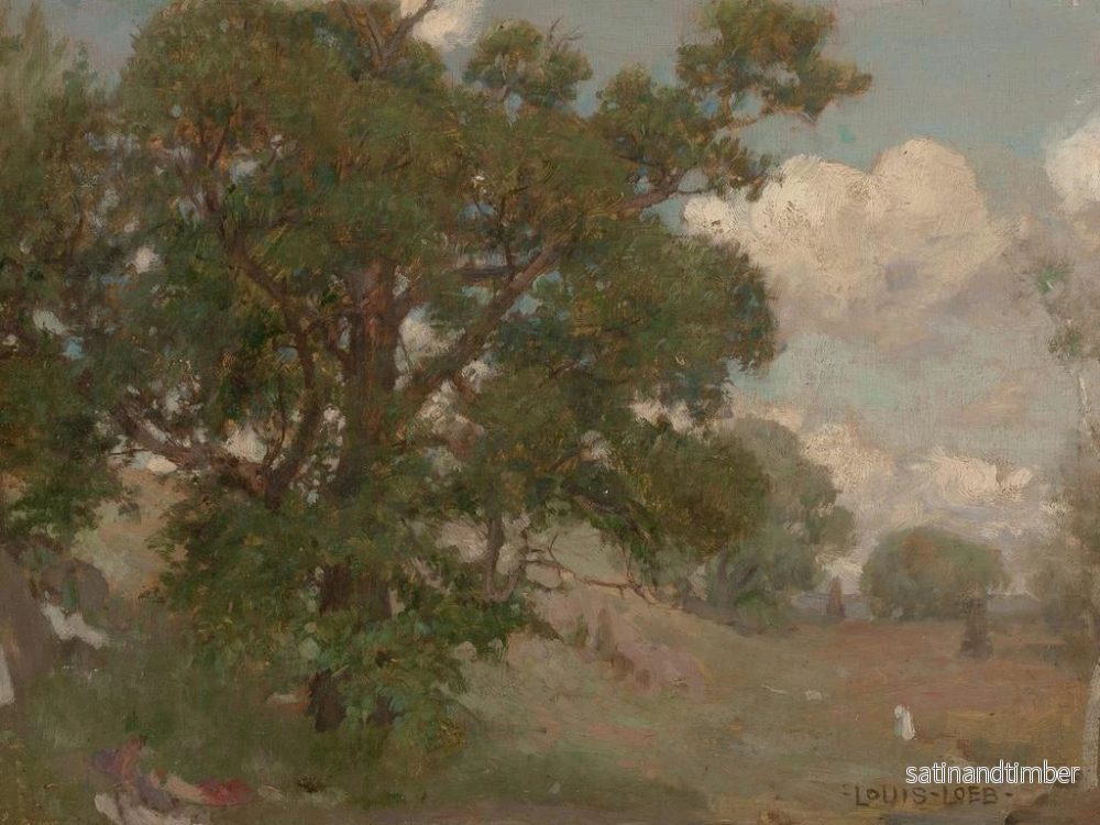 Reproduktion av målningen Landskap pastoral - Louis Loeb - Bild 2