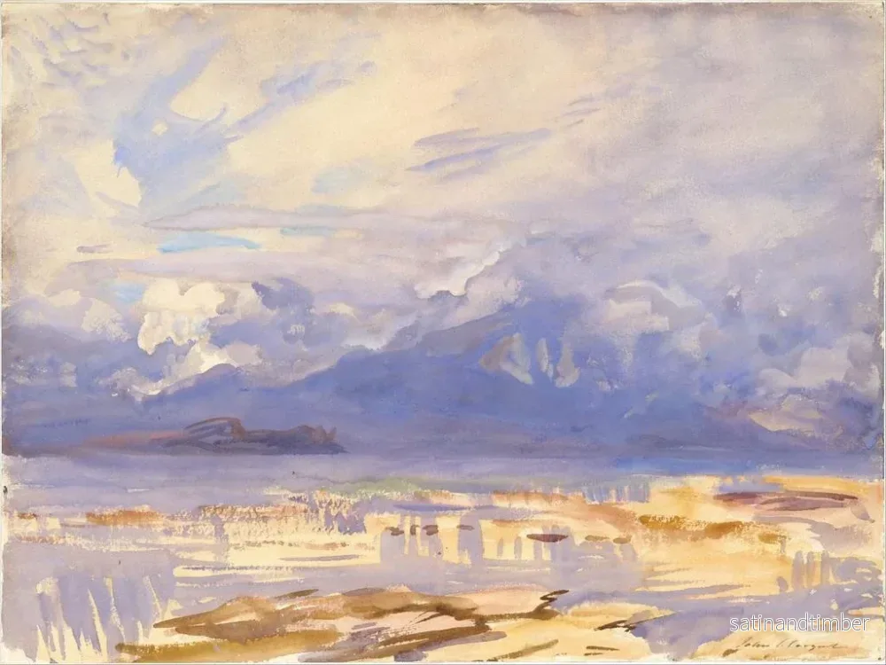 Reproduktion av målningen Sirmione - John Singer Sargent - Bild 2