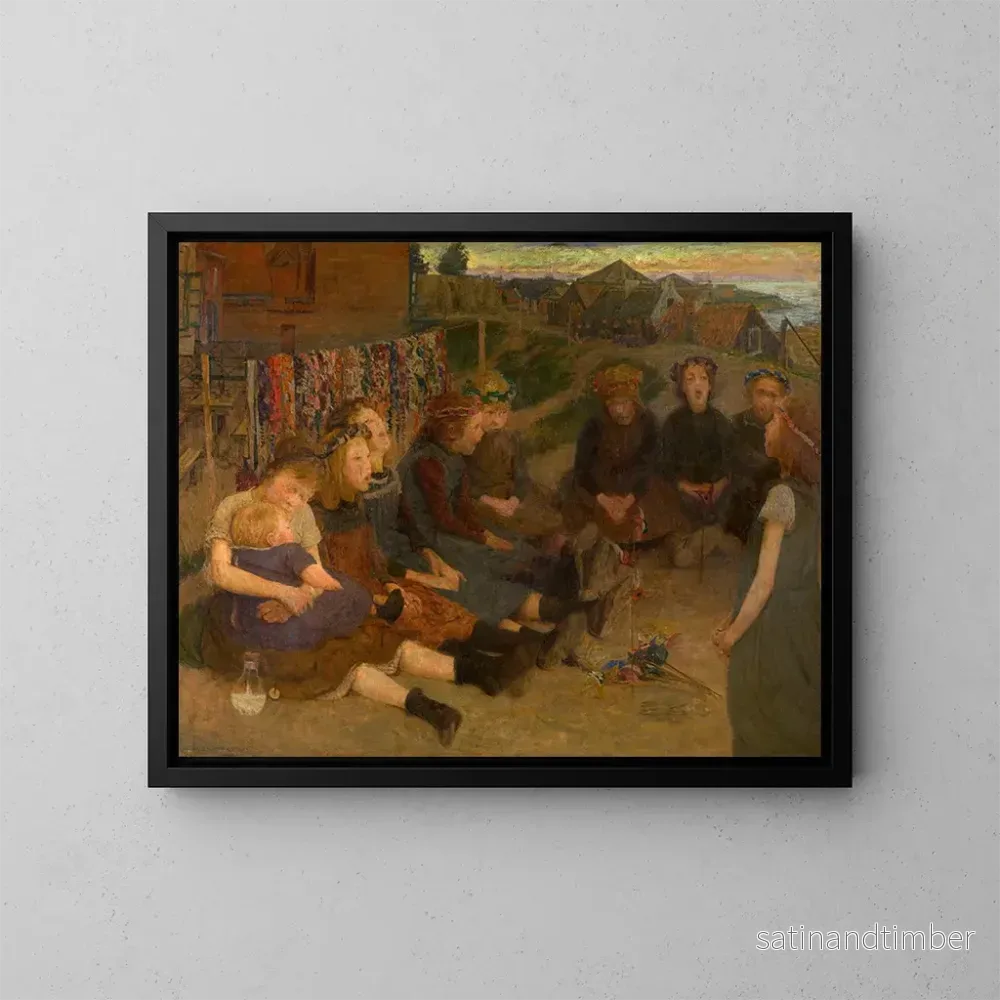 Reproduktion av målningen Barnens lek – Charles Mertens Reproduktion av målningen Barnens lek – Charles Mertens