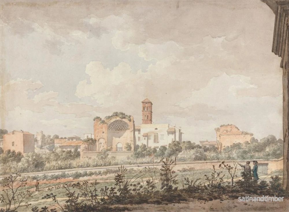Reproduktion av målningen av Temple of Venus och Rom från Colosseum - William Pars - Bild 2