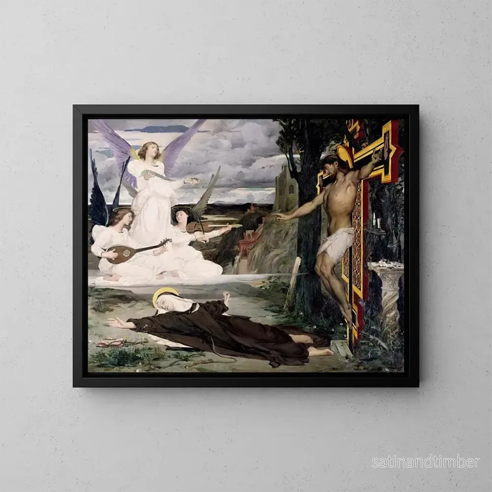 Reproduktion av målningen La Vision - Luc-Olivier Merson