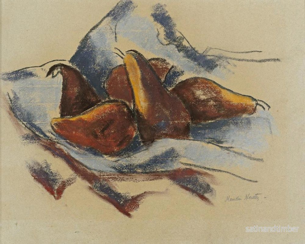 Reproduktion av målningen av naturtavla med päron - Marsden Hartley - Bild 2