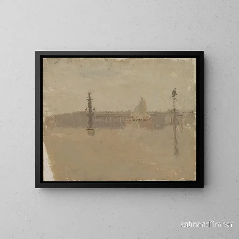 Reproduktion av målningen Place de la Concorde n° V - Frank Edwin Scott