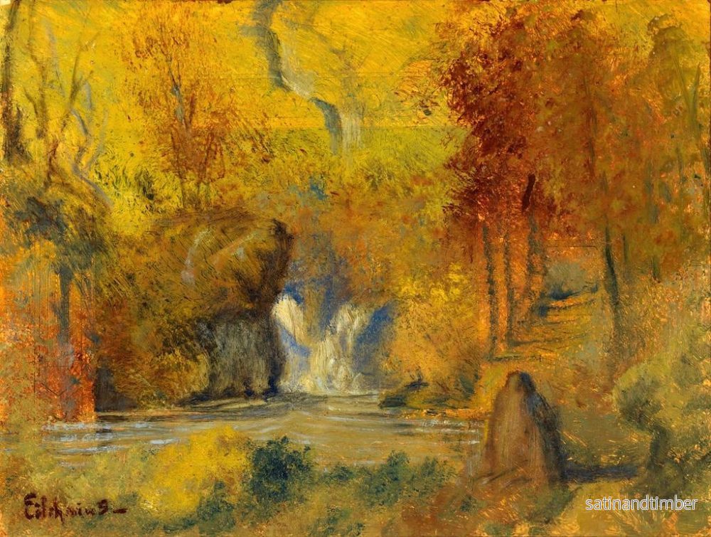 Reproduktion av målningen Landskapsbild av höst - Louis Michel Eilshemius - Bild 2