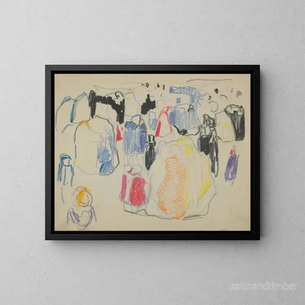 Reproduktion av målningen Oskapat konsttryck 28 - Edvard Munch