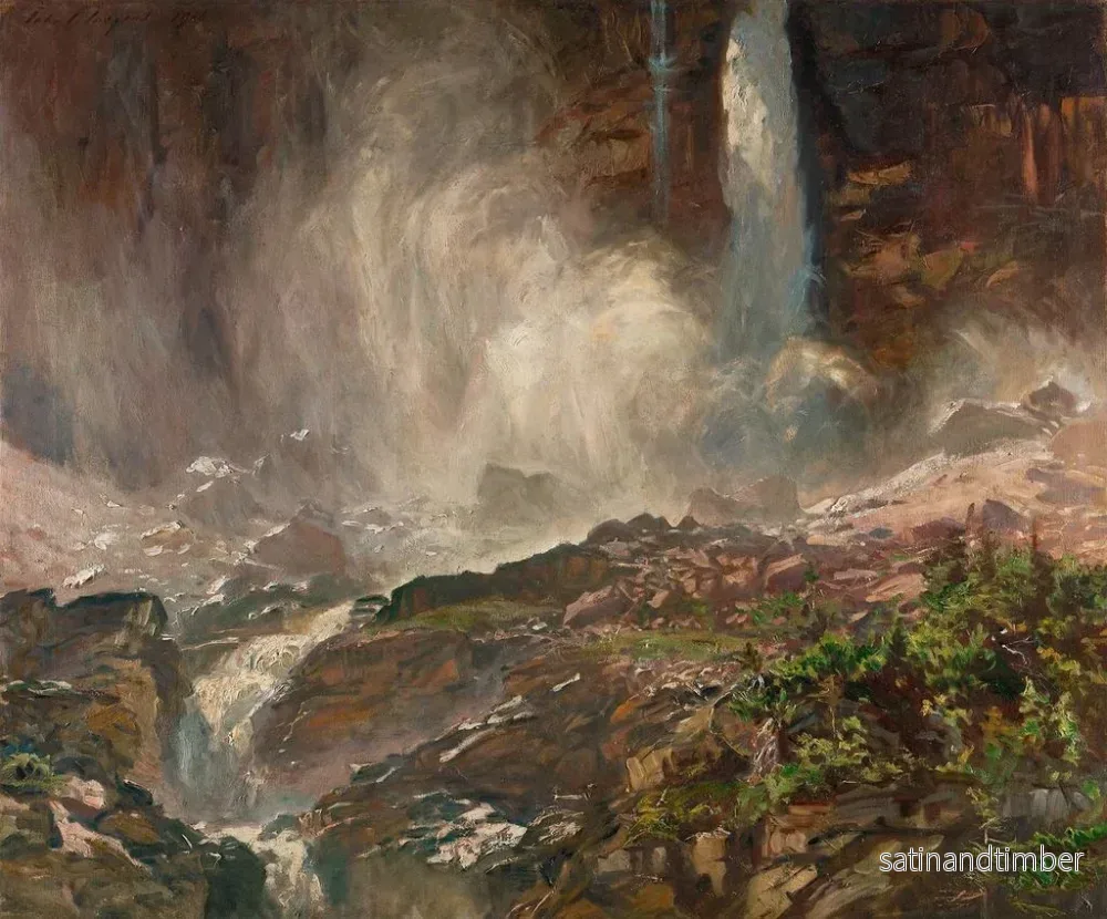 Reproduktion av målningen Chutes Yoho - John Singer Sargent - Bild 2