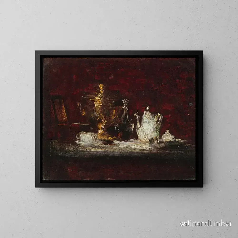 Reproduktion av målningen Naturtavla med samovar - Henri Fantin-Latour