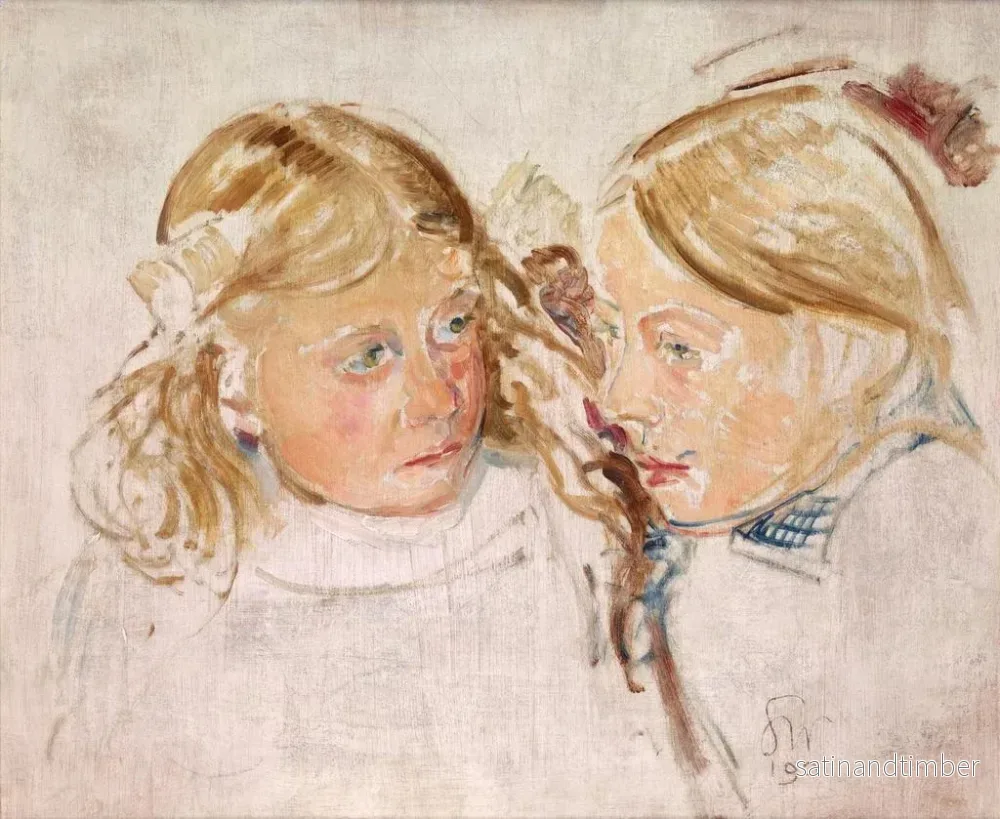 Reproduktion av målningen Dubbelporträtt - Stanisław Wyspiański - Bild 2