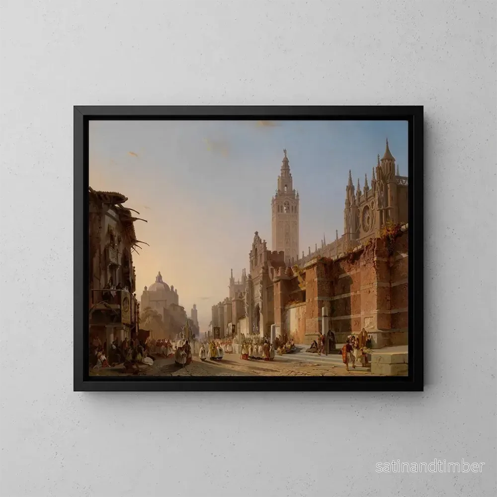 Reproduktion av målningen La cathédrale de Séville – François Antoine Bossuet Reproduktion av målningen La cathédrale de Séville – François Antoine Bossuet