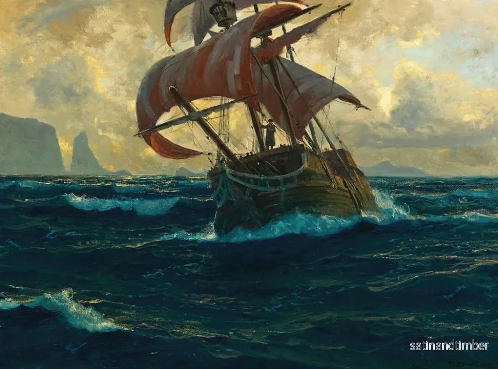 Reproduktion av målningen Le vaisseau fantôme - Michael Zeno Diemer - Bild 2