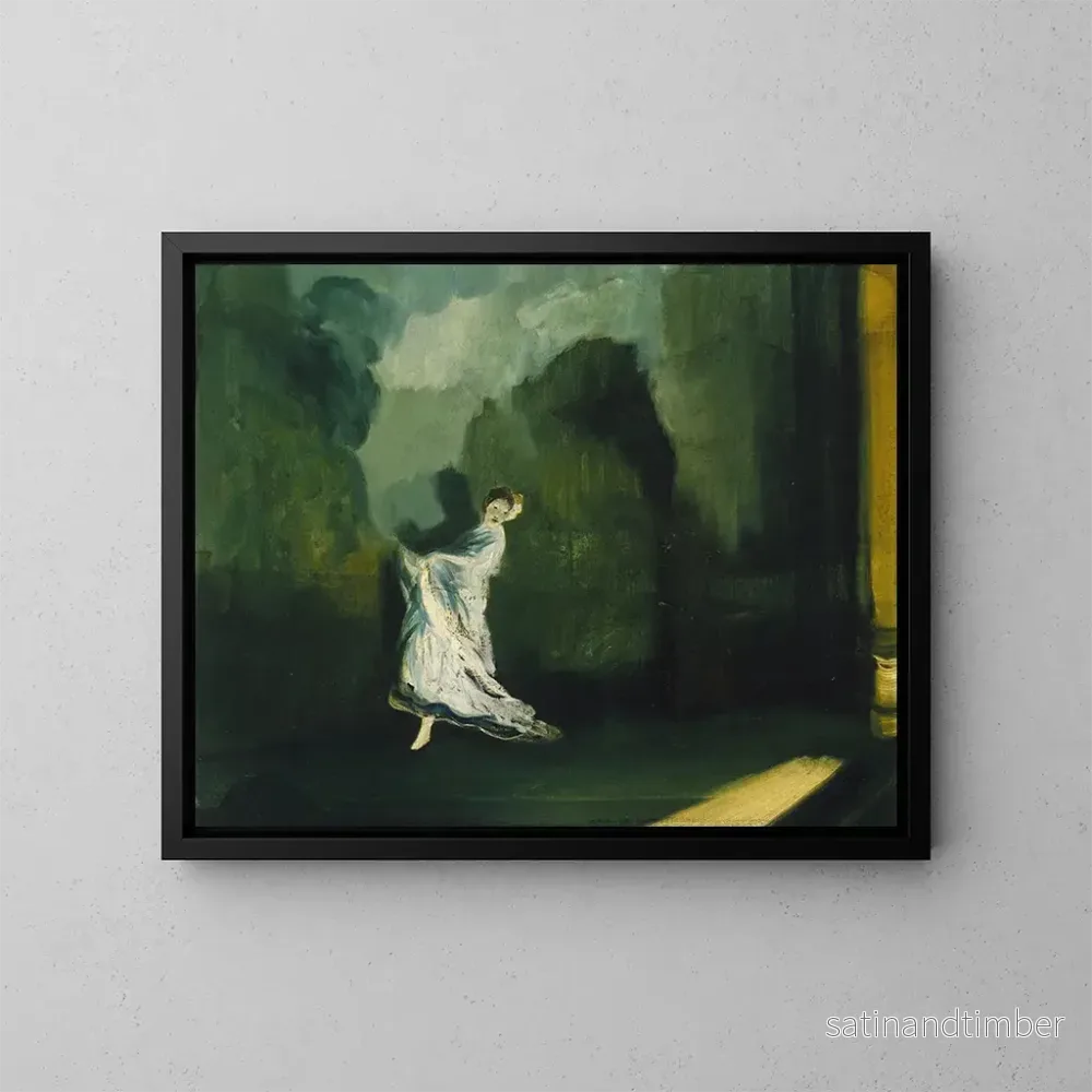 Reproduktion av målningen Union Square av Keith - Everett Shinn