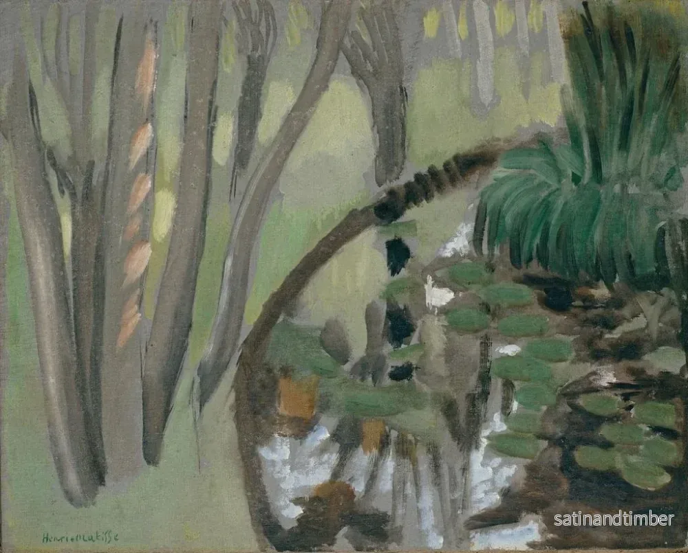 Reproduktion av målningen Le ruisseau de Maintenon - Henri Matisse - Bild 2