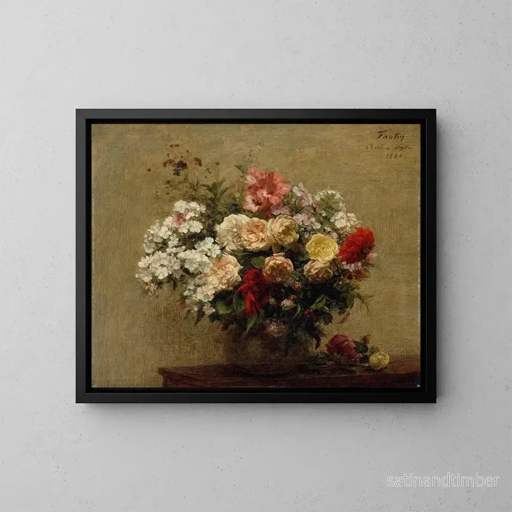 Reproduktion av målningen Sommarblommor - Henri Fantin-Latour