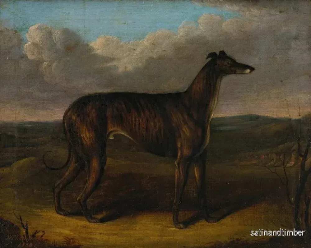 Reproduktion av målningen Le sultan et le lévrier - J Thompson - Bild 2