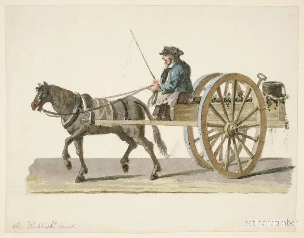 Reproduktion av målningen L'homme à la poubelle - Nicolino Calyo - Bild 2