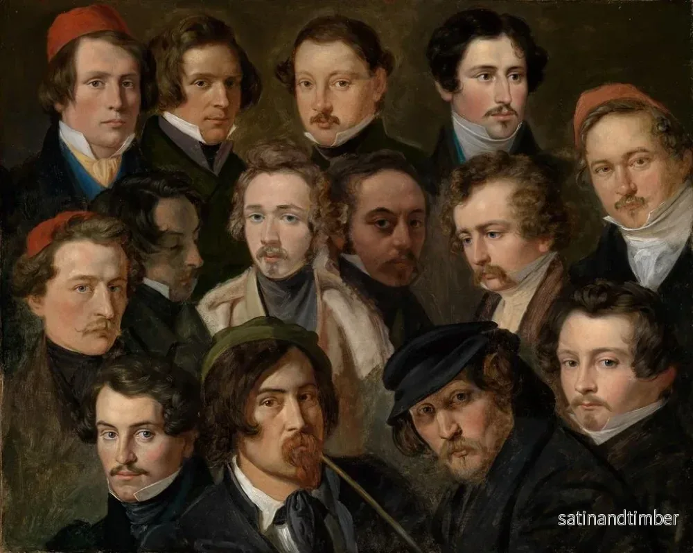 Reproduktion av målningen Les camarades - Friedrich Mosbrugger - Bild 2