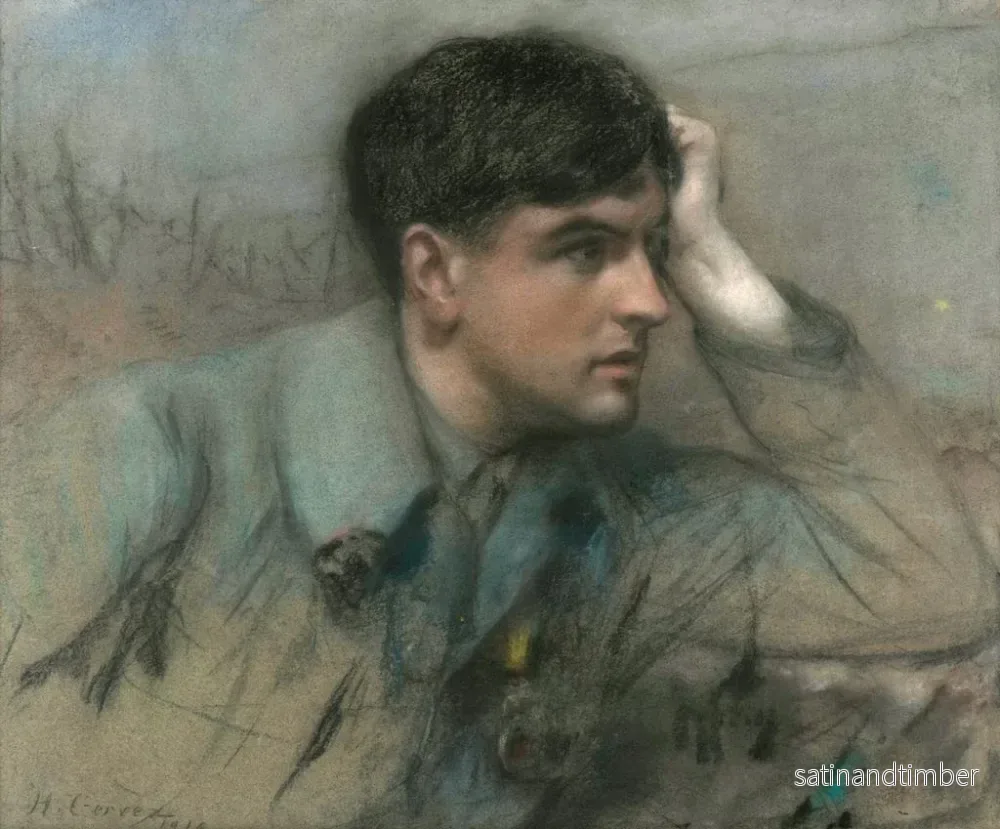 Reproduktion av målningen Portrait d'un officier - Henri Gervex - Bild 2