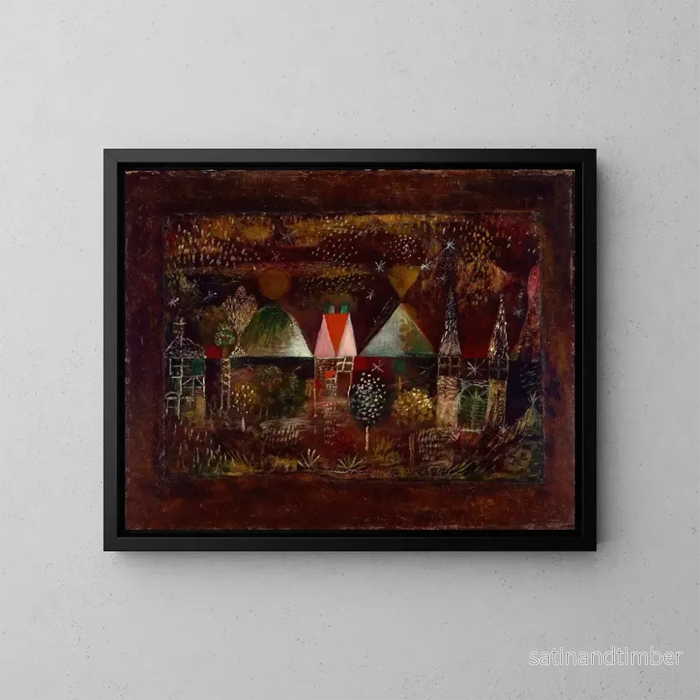 Reproduktion av målningen Festin nocturne - Paul Klee