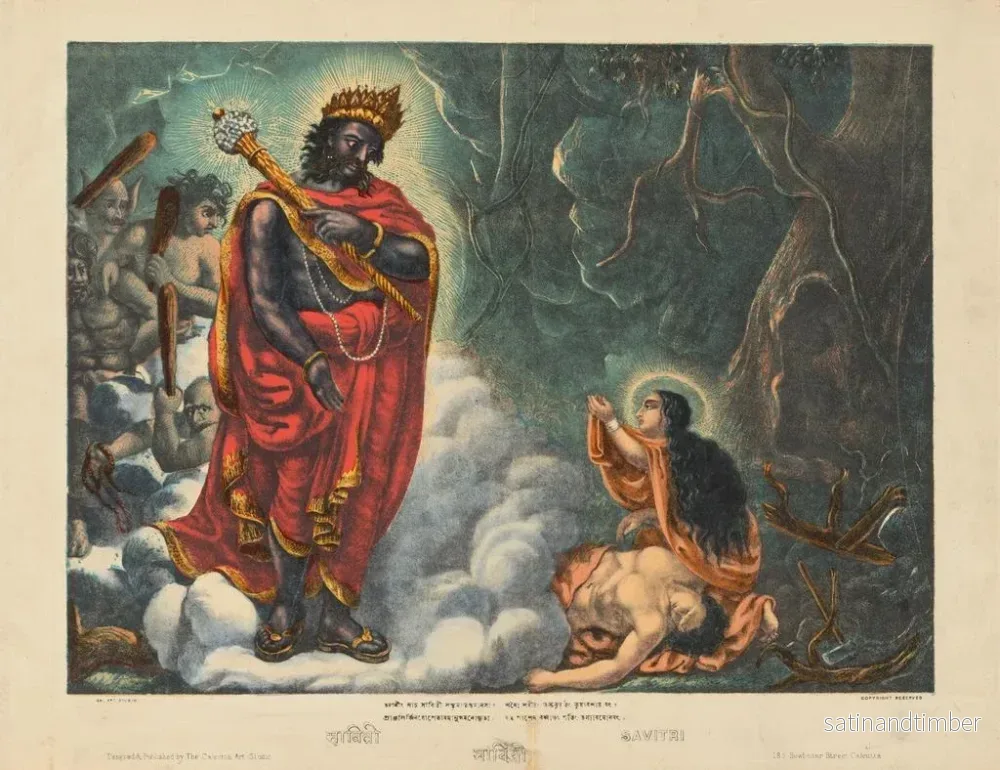 Reproduktion av målningen Savitri - Calcutta Art Studio - Bild 2