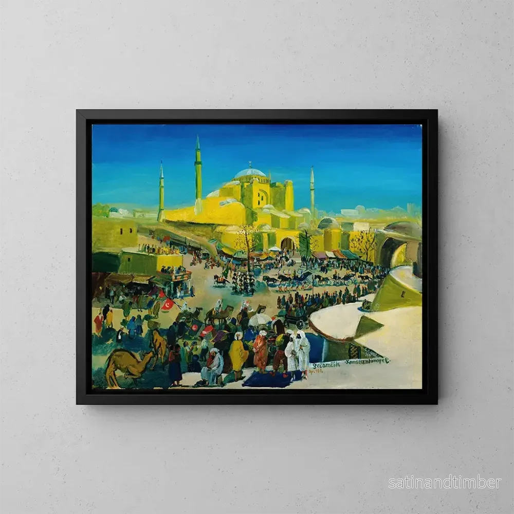 Reproduktion av målningen Le Selamlik à Constantinople - Oskar Laske