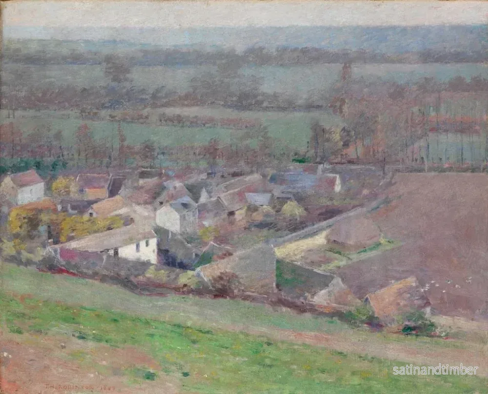 Reproduktion av målningen En fågelperspektiv - Theodore Robinson - Bild 2
