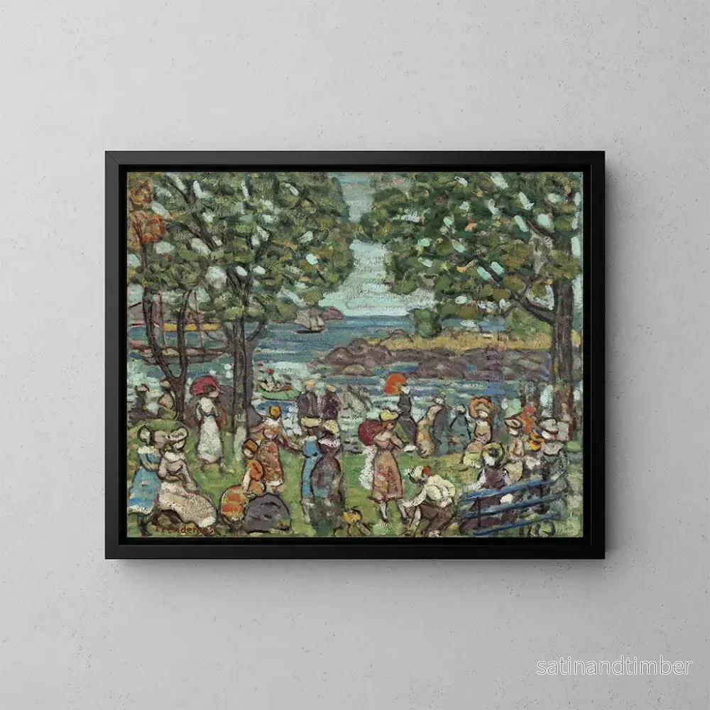 Reproduktion av målningen Baie de Salem - Maurice Prendergast