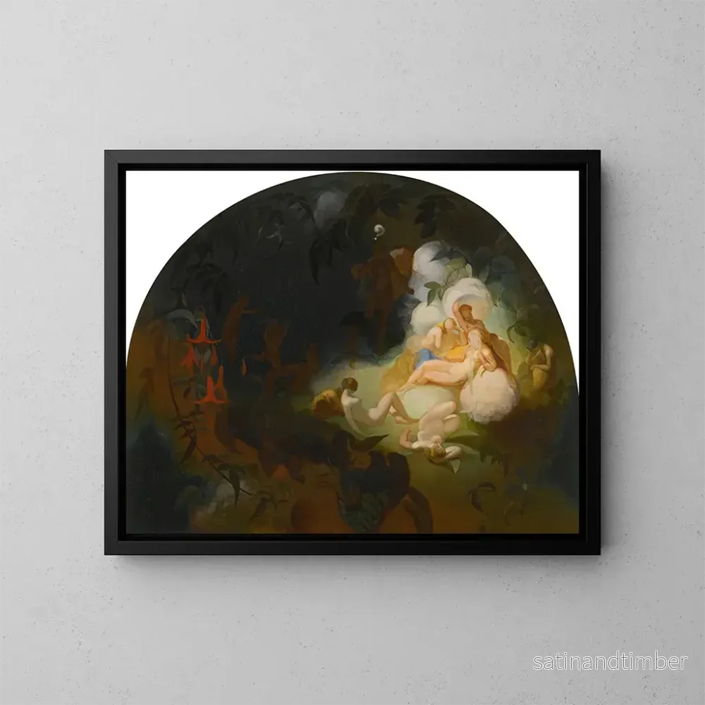 Reproduktion av målningen Titania dort - Robert Huskisson