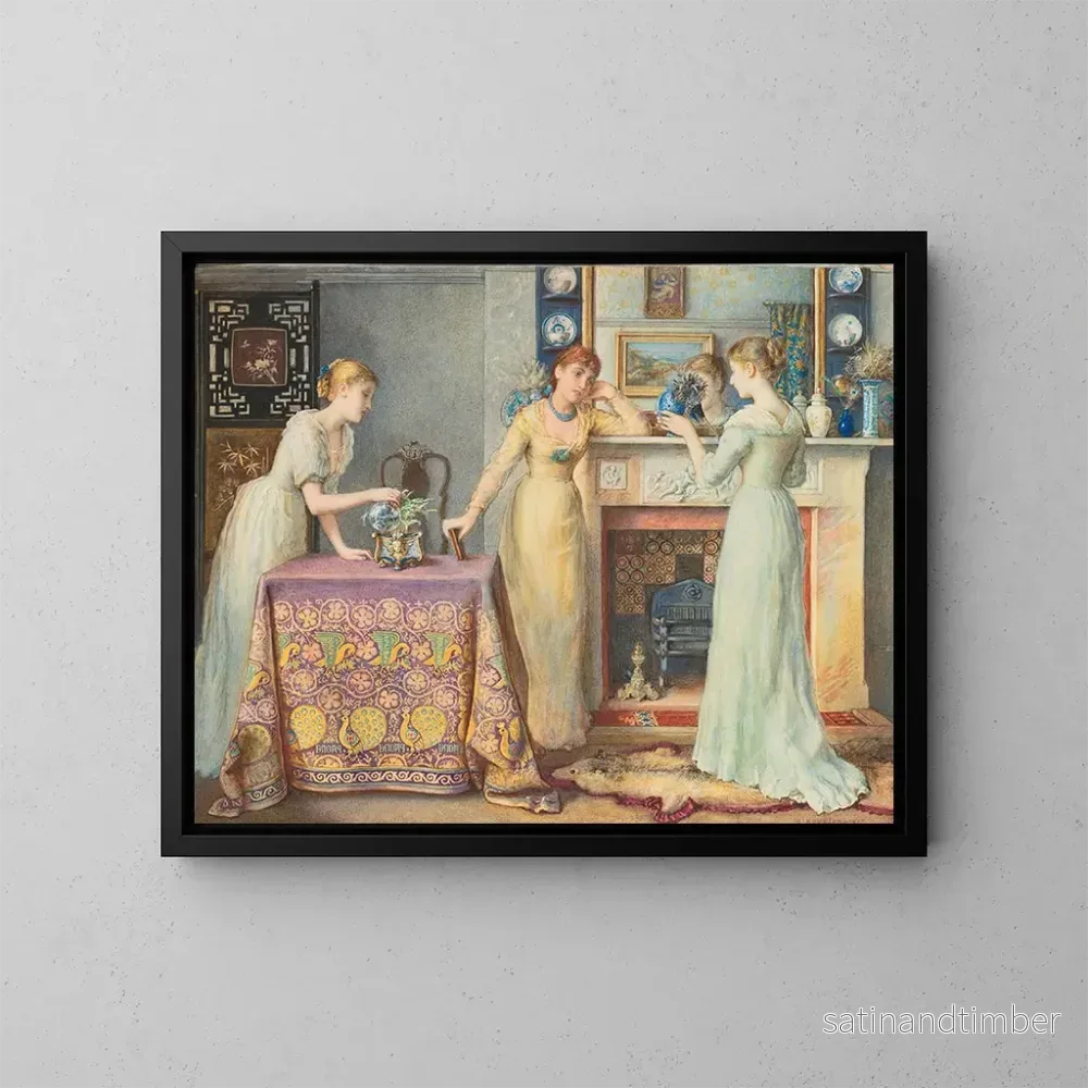 Reproduktion av målningen Le Matin - Gustavus Arthur Bouvier