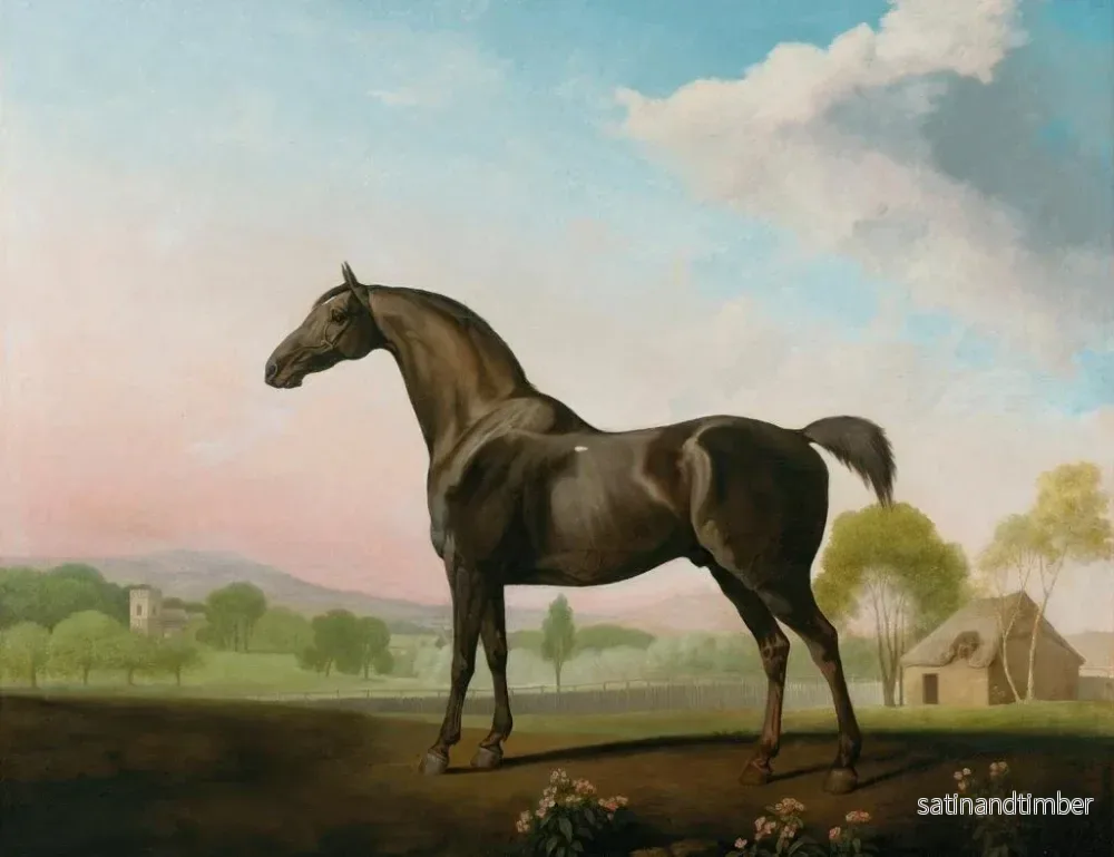 Reproduktion av målningen William de Grosvenor i ett landskap - George Stubbs - Bild 2