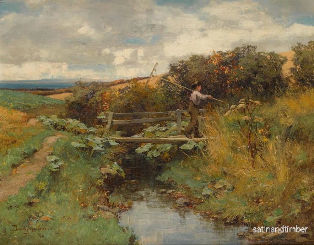 Reproduktion av målningen Retour du champ - David Farquharson - Bild 2