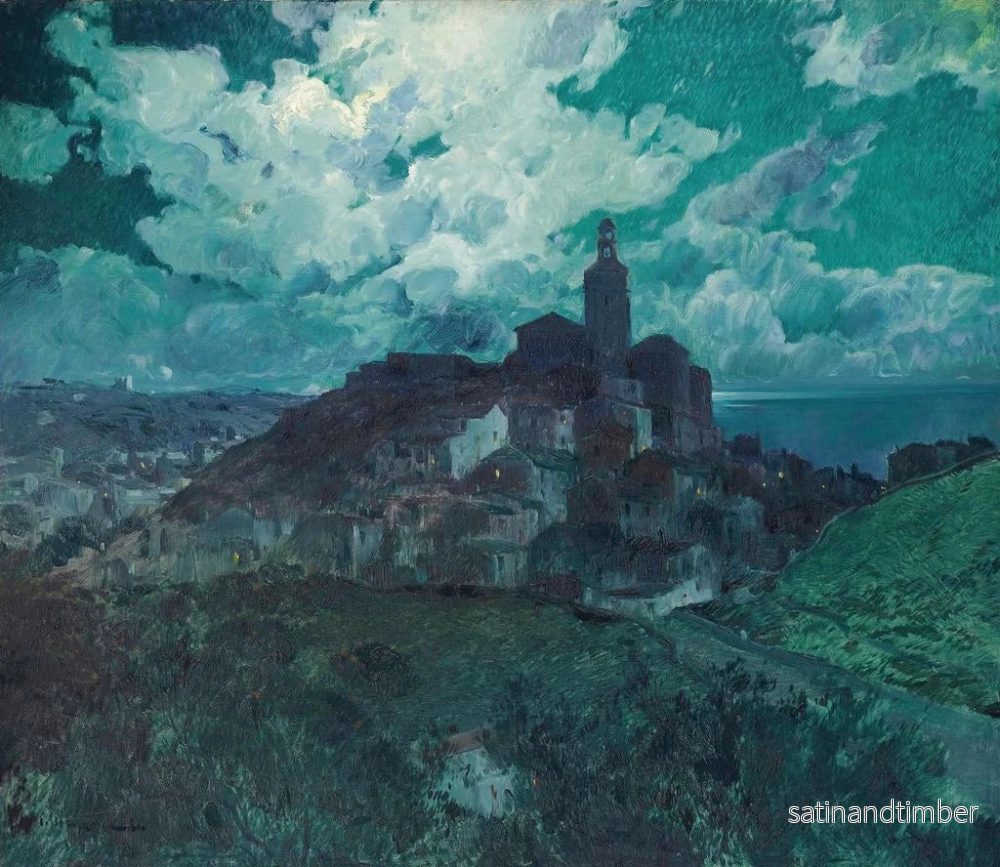 Reproduktion av målningen Natt i Cadaqués - Eliseo Meifrén - Bild 2