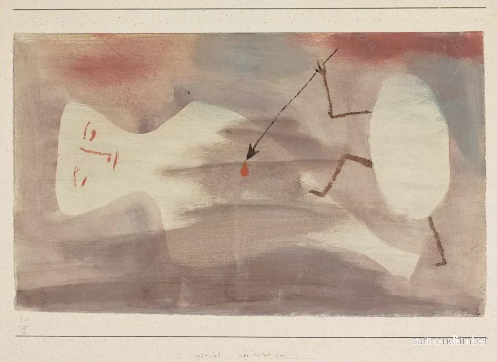 Reproduktion av målningen Som dödar vem - Paul Klee - Bild 2