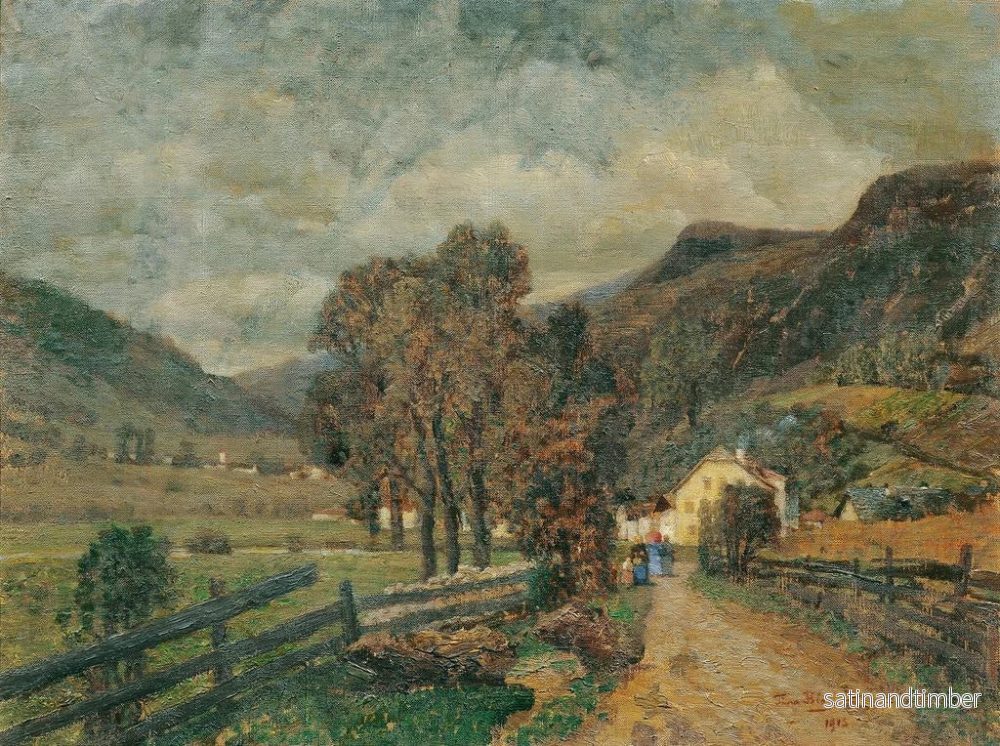Reproduktion av målningen Oetz 1901 - Tina Blau - Bild 2