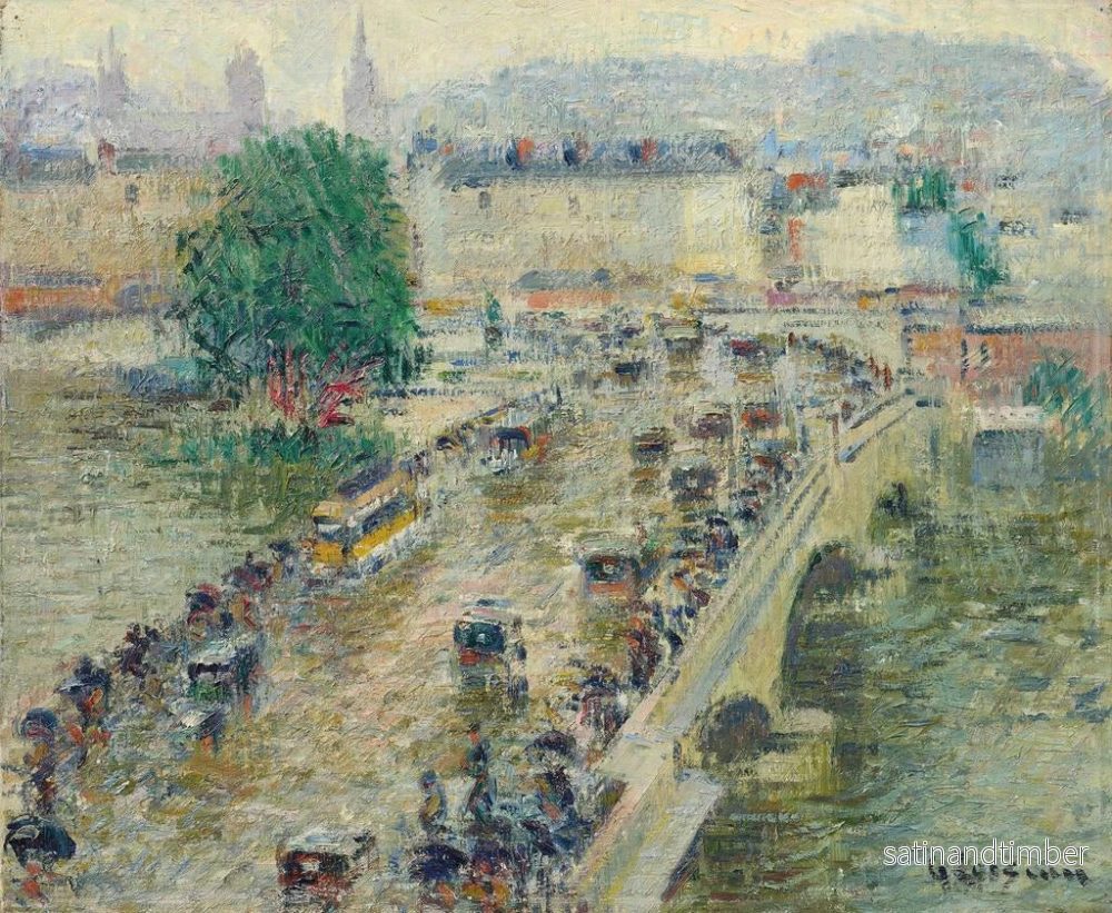 Reproduktion av målningen Le pont Corneille à Rouen - Gustave Loiseau - Bild 2