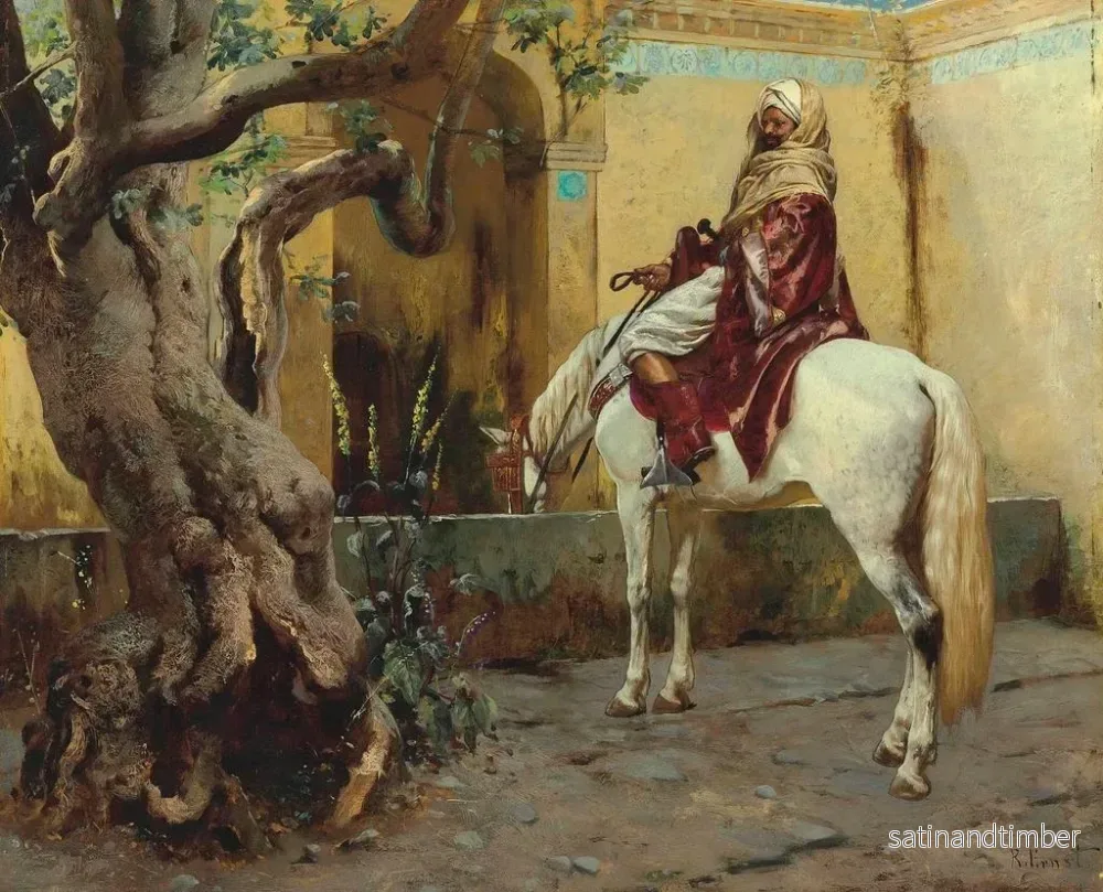 Reproduktion av målningen Le point d'eau - Rudolf Ernst - Bild 2