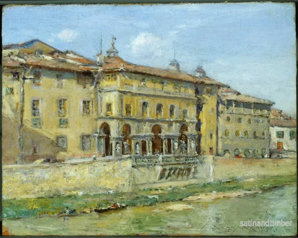 Reproduktion av målningen Florence - William Merritt Chase - Bild 2