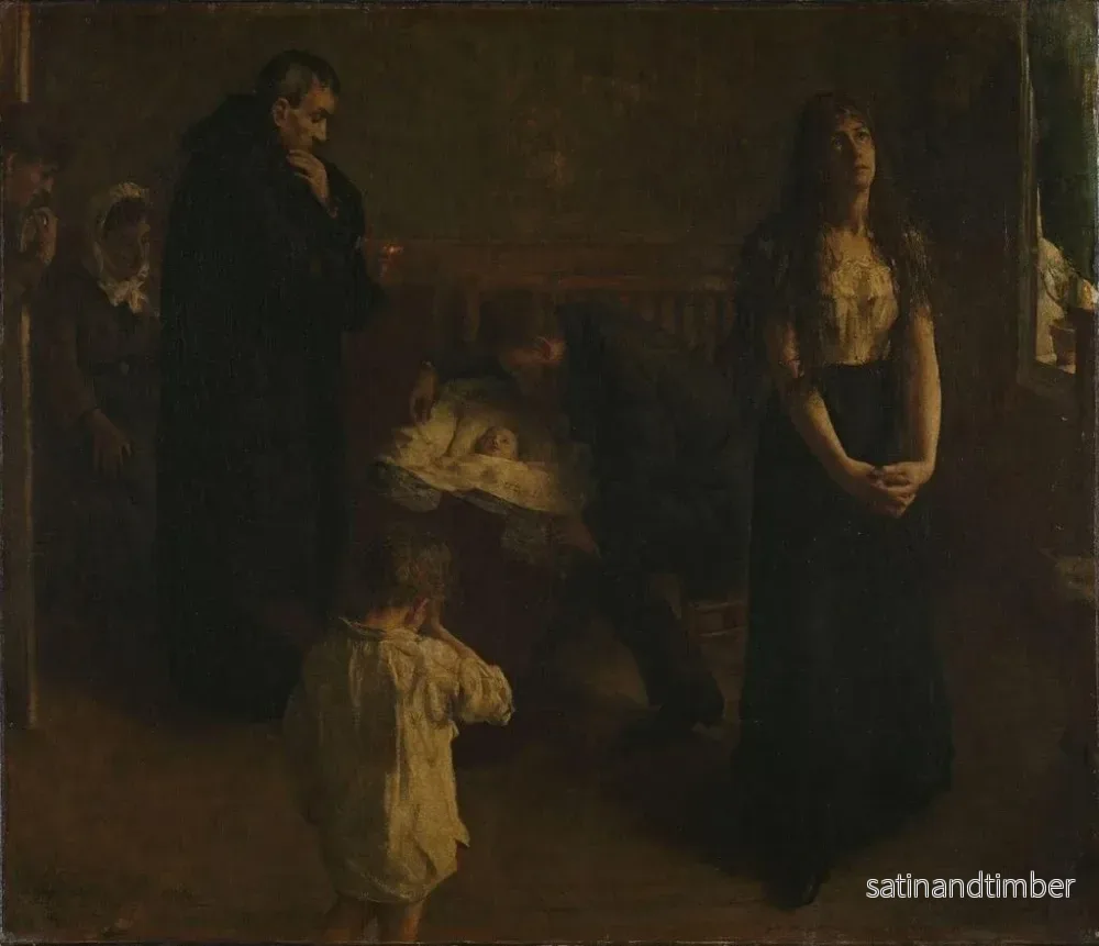 Reproduktion av målningen L'enfant mourant - Hans Heyerdahl - Bild 2