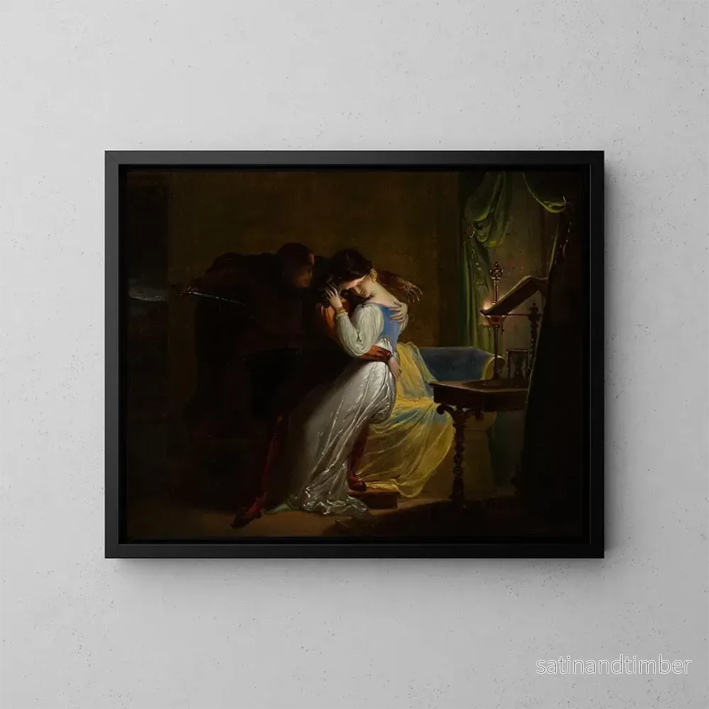 Reproduktion av målningen Paolo och Francesca – Pierre Claude François Delorme Reproduktion av målningen Paolo och Francesca – Pierre Claude François Delorme