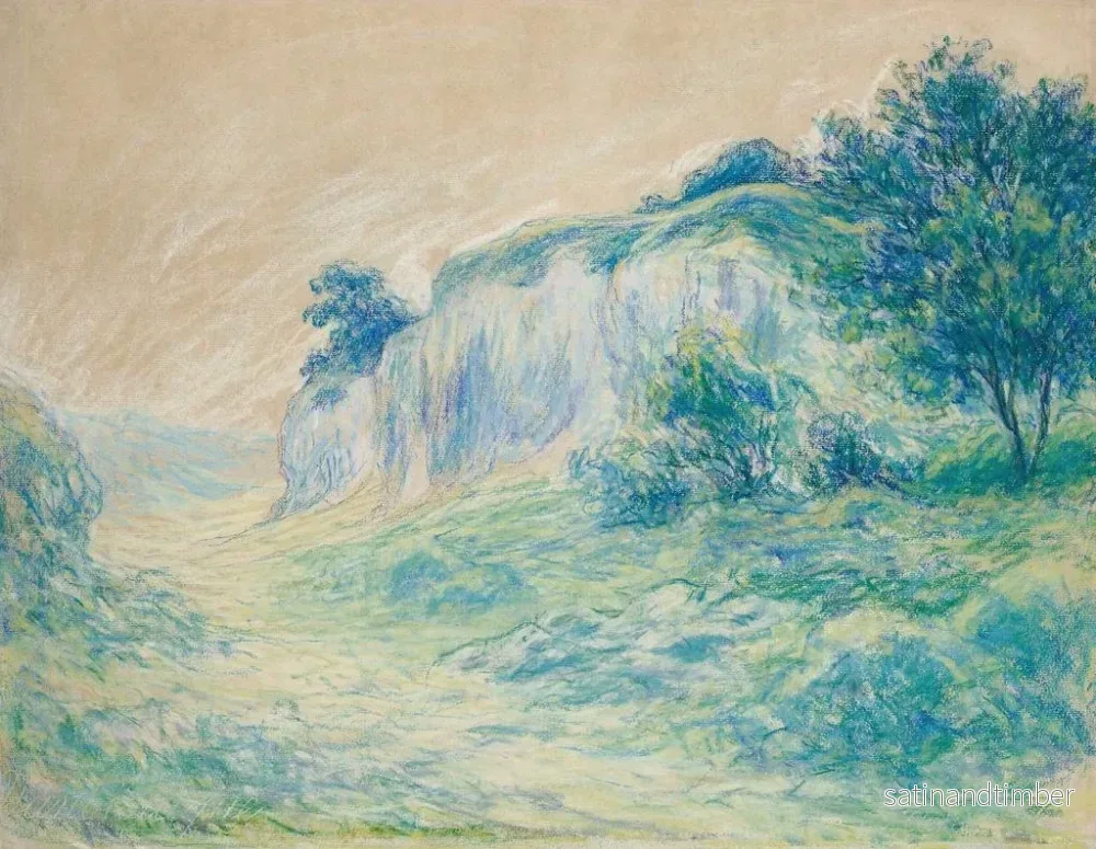 Reproduktion av målningen Falaises à Pantin - Claude-Émile Schuffenecker - Bild 2