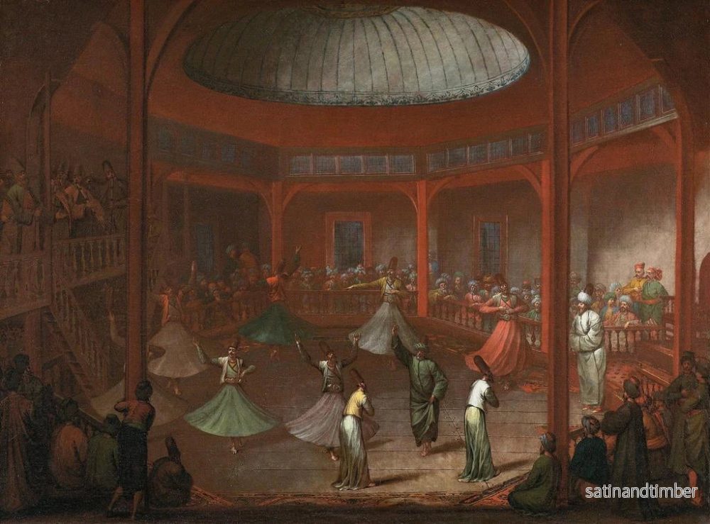 Reproduktion av målningen Derviches tourneurs - Jean-Baptiste Vanmour - Bild 2