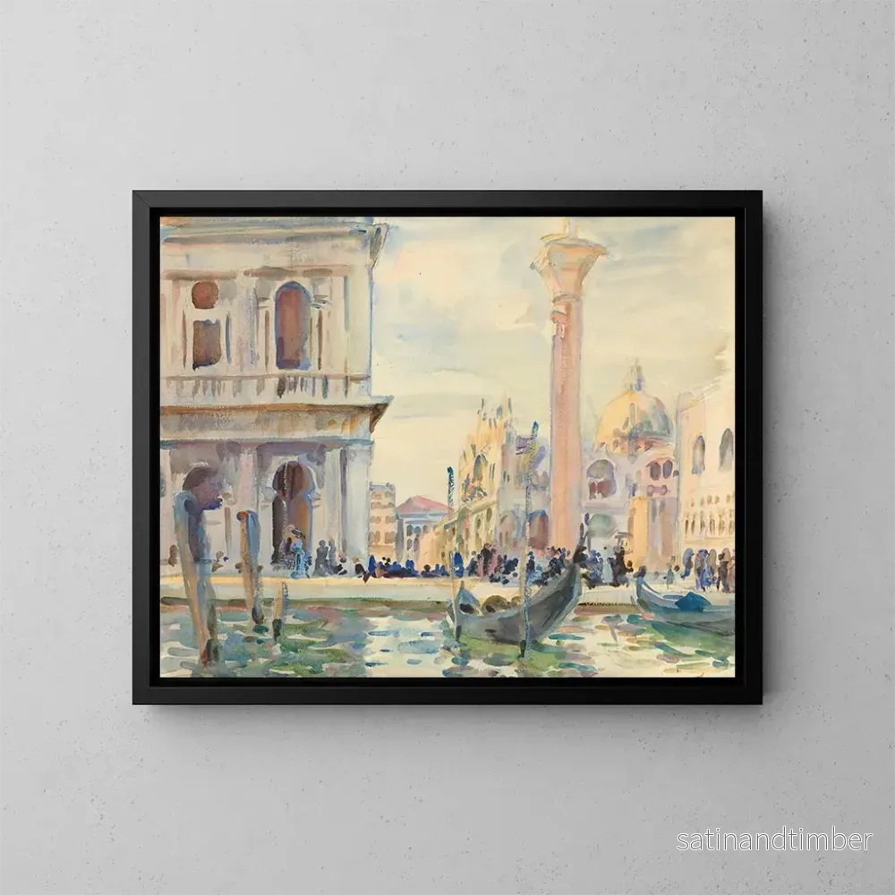 Reproduktion av målningen La Piazzetta – John Singer Sargent Reproduktion av målningen La Piazzetta – John Singer Sargent