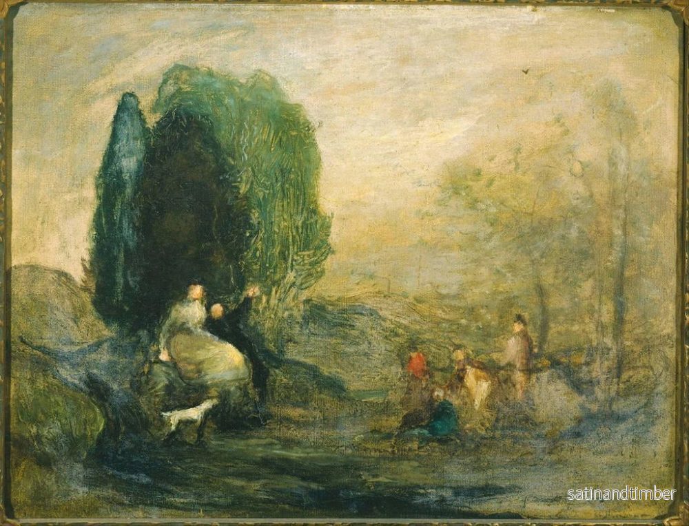 Reproduktion av målningen L'alouette - Robert Loftin Newman - Bild 2