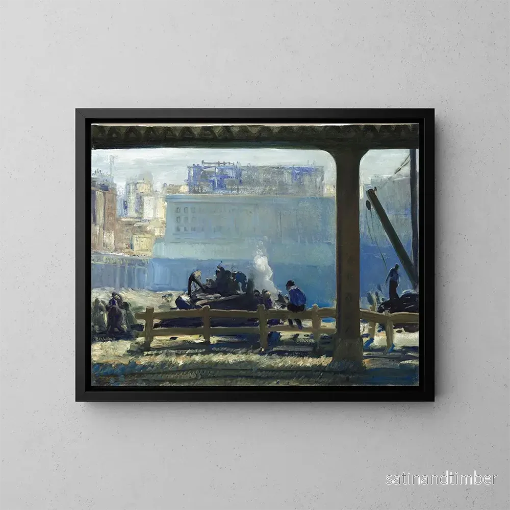 Reproduktion av målningen Morgonblå - George Wesley Bellows