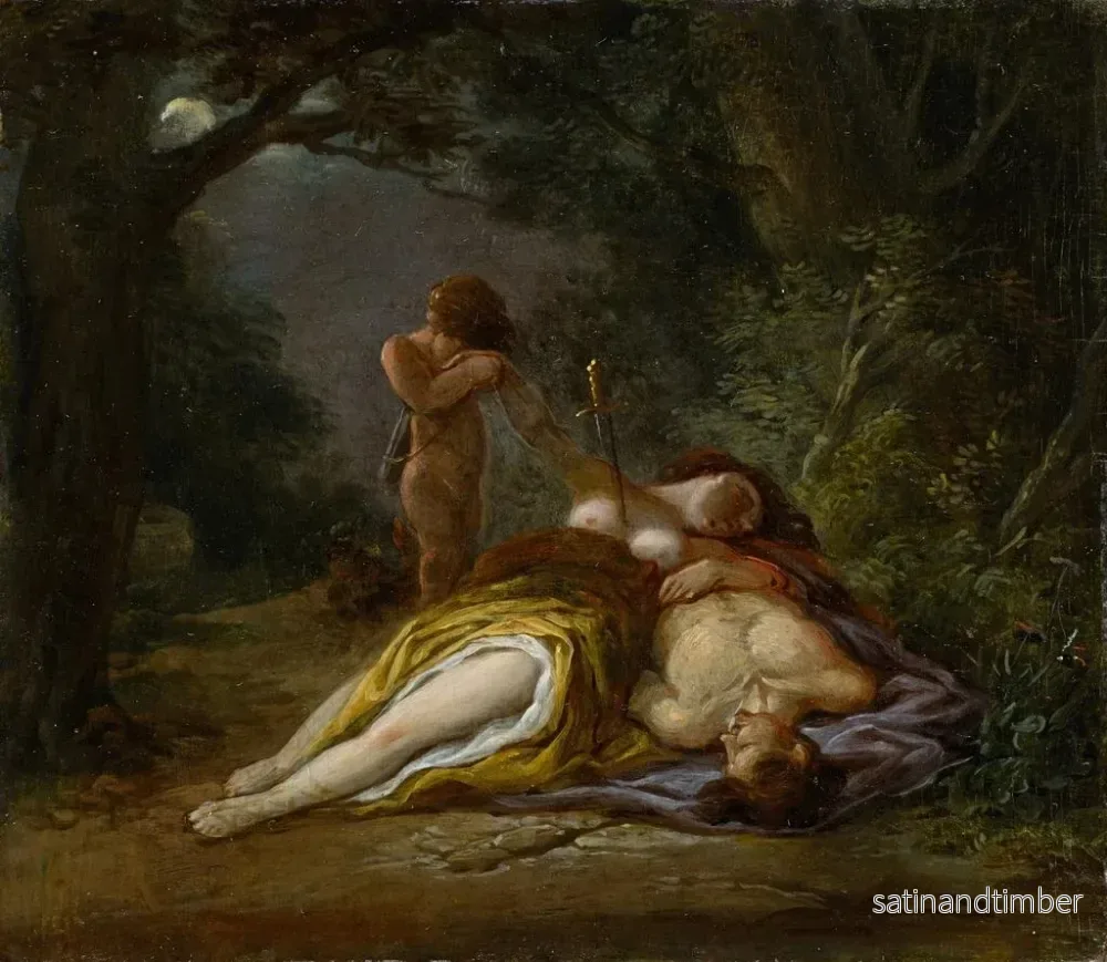 Reproduktion av målningen Pyramus och Thisbé - Maximilian Neustück - Bild 2