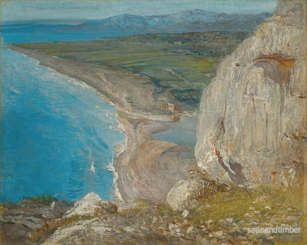 Reproduktion av målningen La côte du Liban - Giulio Aristide Sartorio - Bild 2