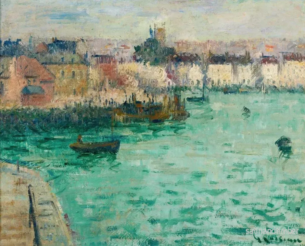 Reproduktion av målningen Avant-port de Dieppe - Gustave Loiseau - Bild 2